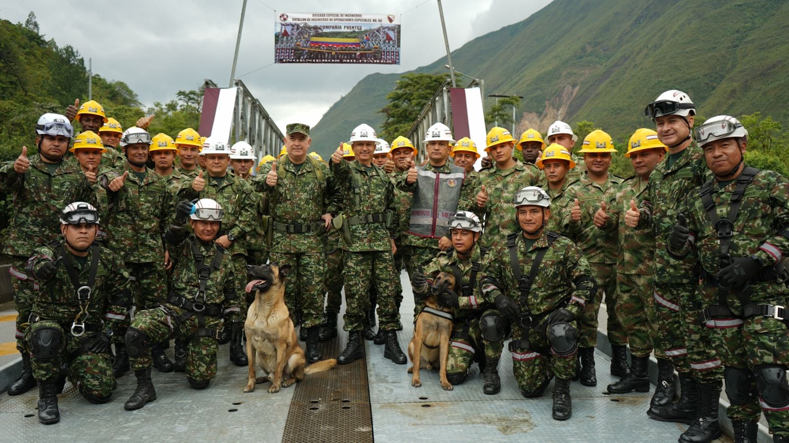 La estructura fue instalada en una semana. Cortesía Ejército.