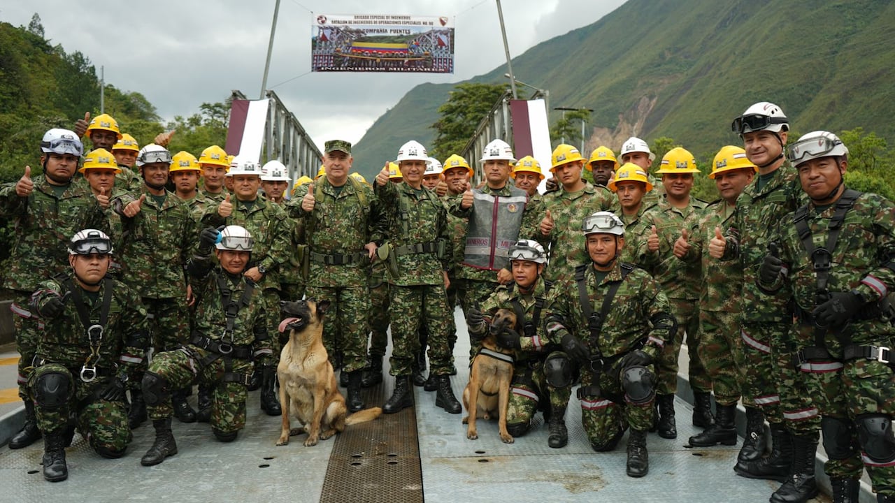 La estructura fue instalada en una semana. Cortesía Ejército.
