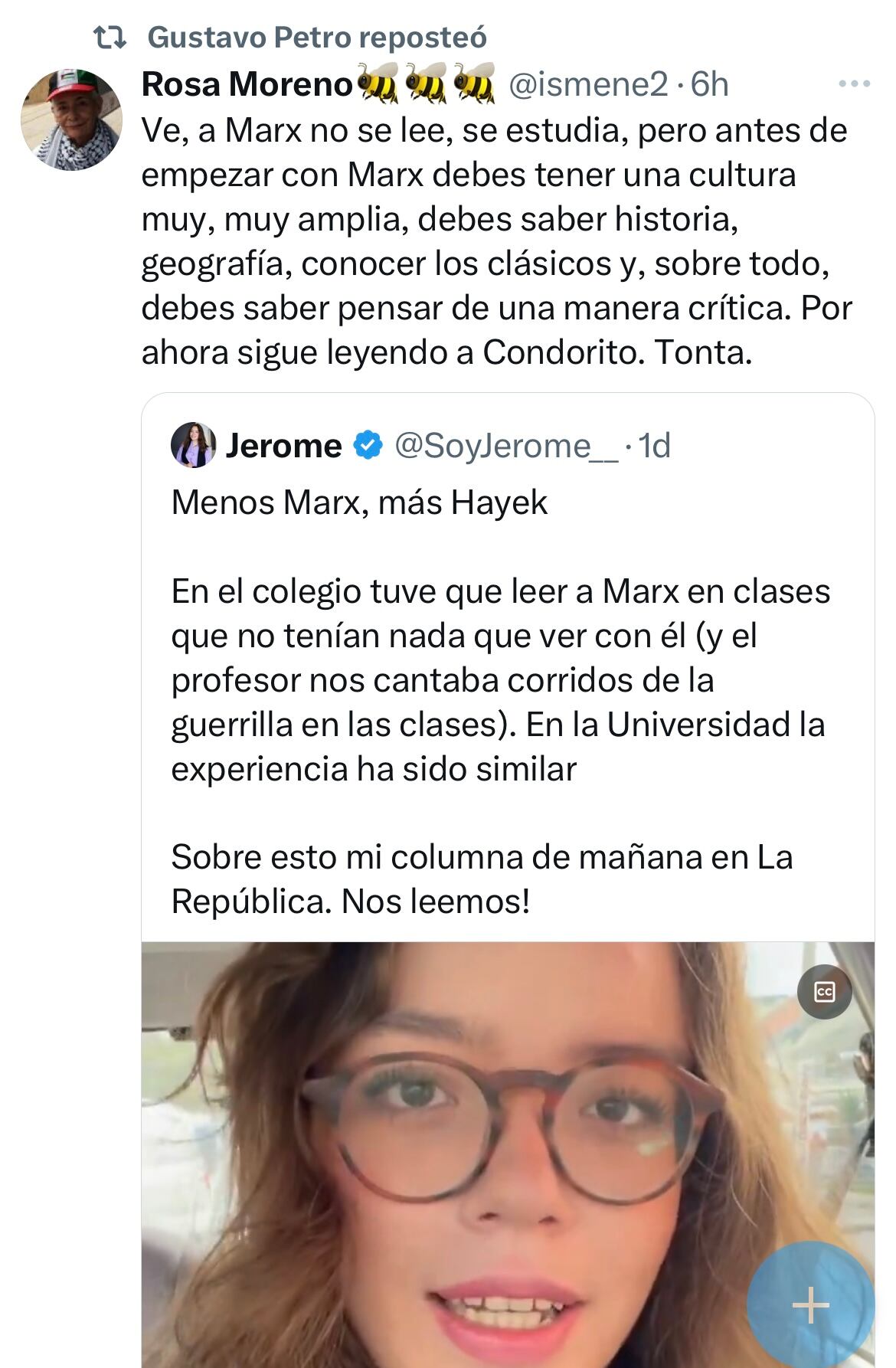 Repost presidente Gustavo Petro