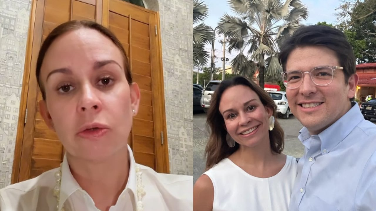 María Claudia Tarazona, viuda de Miguel Uribe, celebró logro de una de sus hijas.