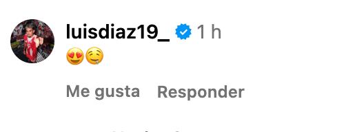 El jugador de la Selección Colombia reaccionó a la más reciente fotografía publicada por su esposa.