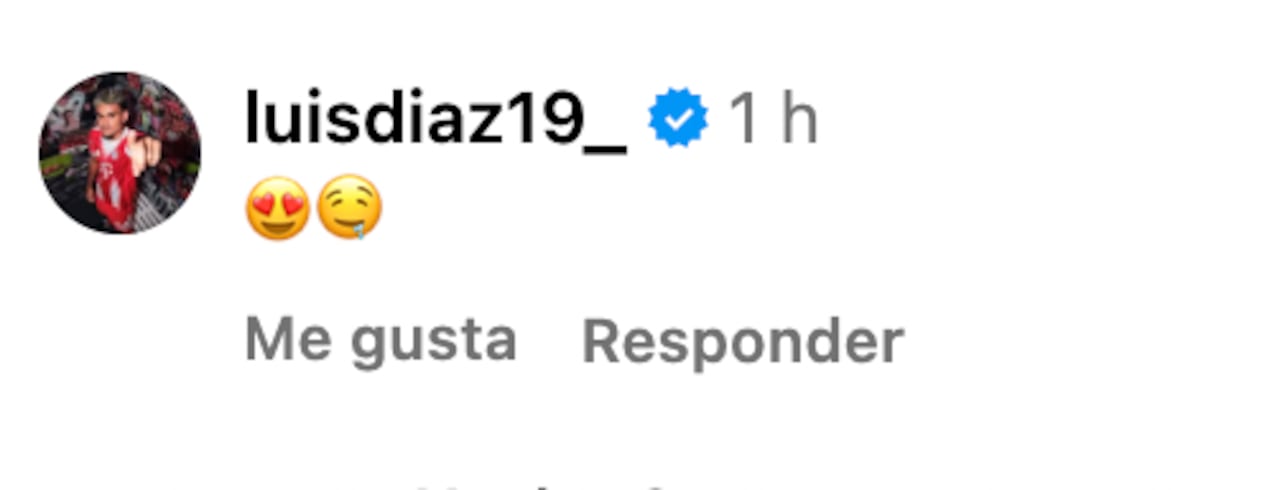 El jugador de la Selección Colombia reaccionó a la más reciente fotografía publicada por su esposa.