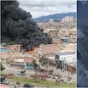 Video | Heroico rescate: hombre salvó a un perro de las devastadoras llamas del incendio cerca del Hospital Meissen