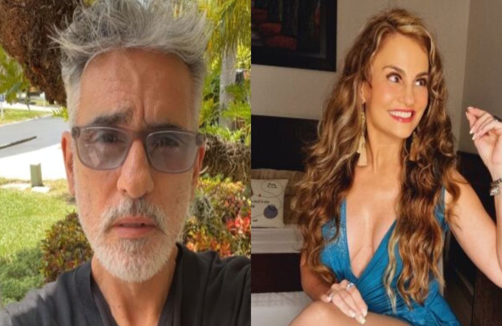 Miguel Varoni y Aura Cristina Geithner