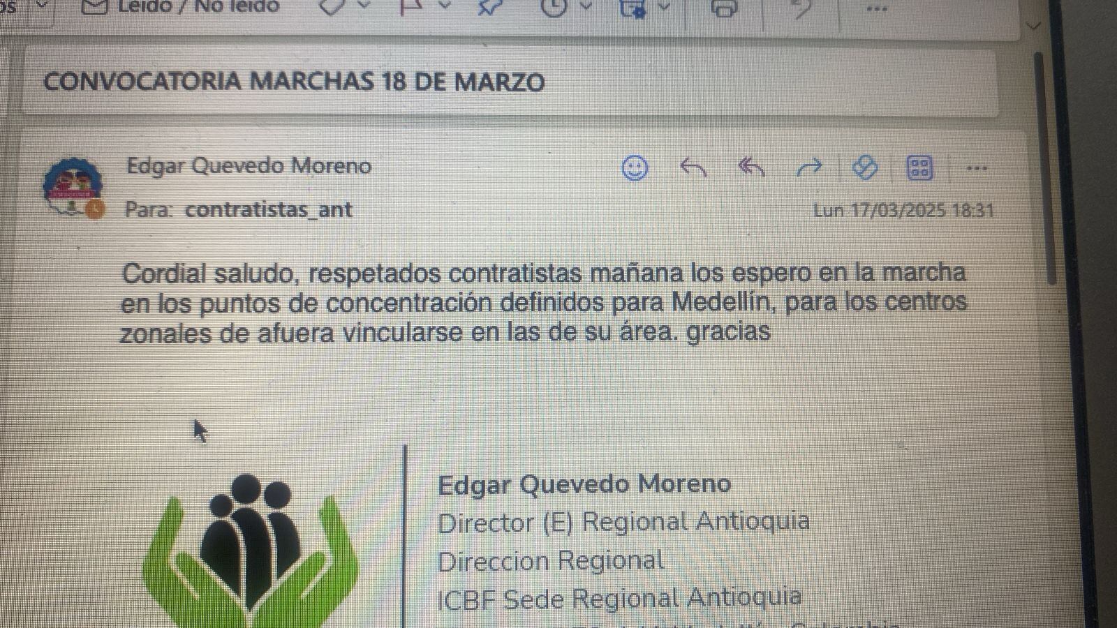 Denuncian presiones a contratistas para marchar.