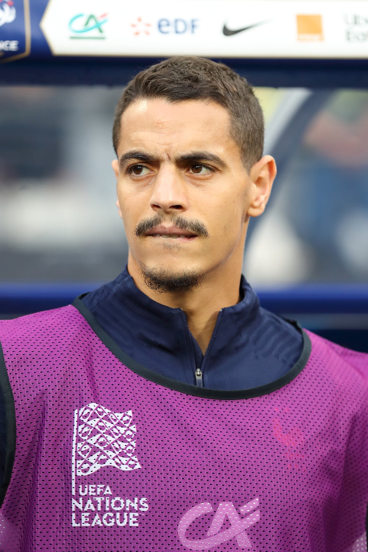 Wissam Ben Yedder en un partido de la Selección Francesa.