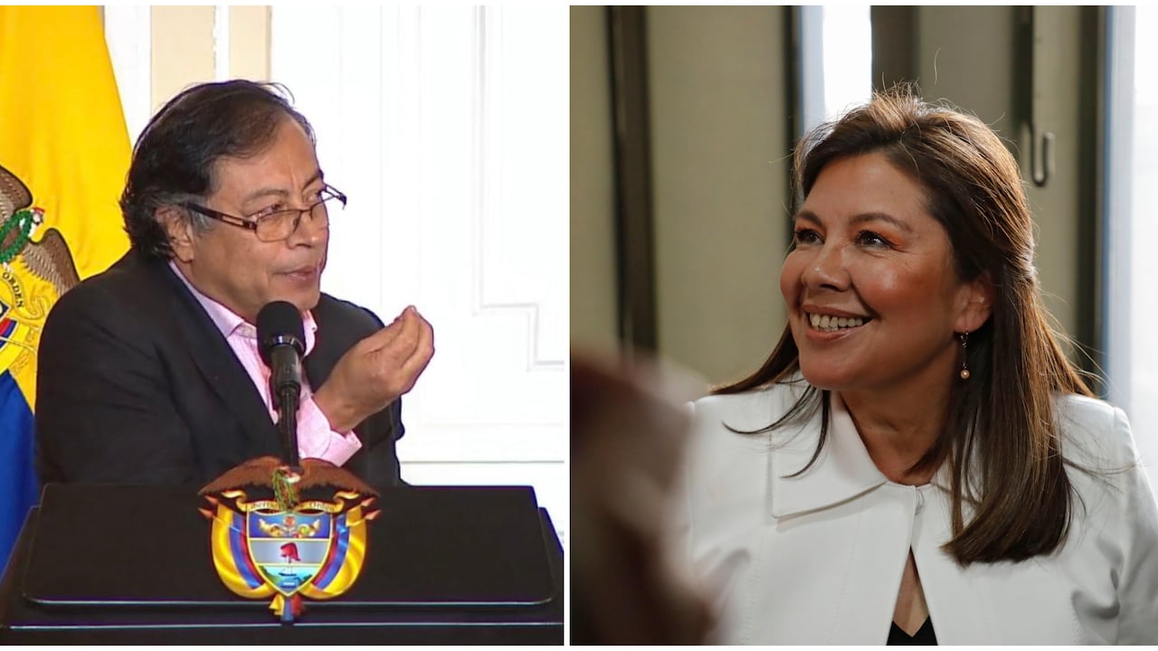 Presidente Gustavo Petro y Luz Adriana Camargo