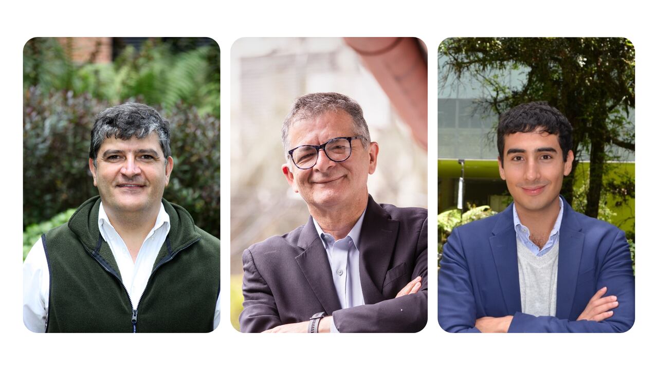 Óscar Bernal Acevedo, maestro en salud, Luis Jorge Hernández, epidemiólogo y Juan Felipe Parra Rosas, abogado.