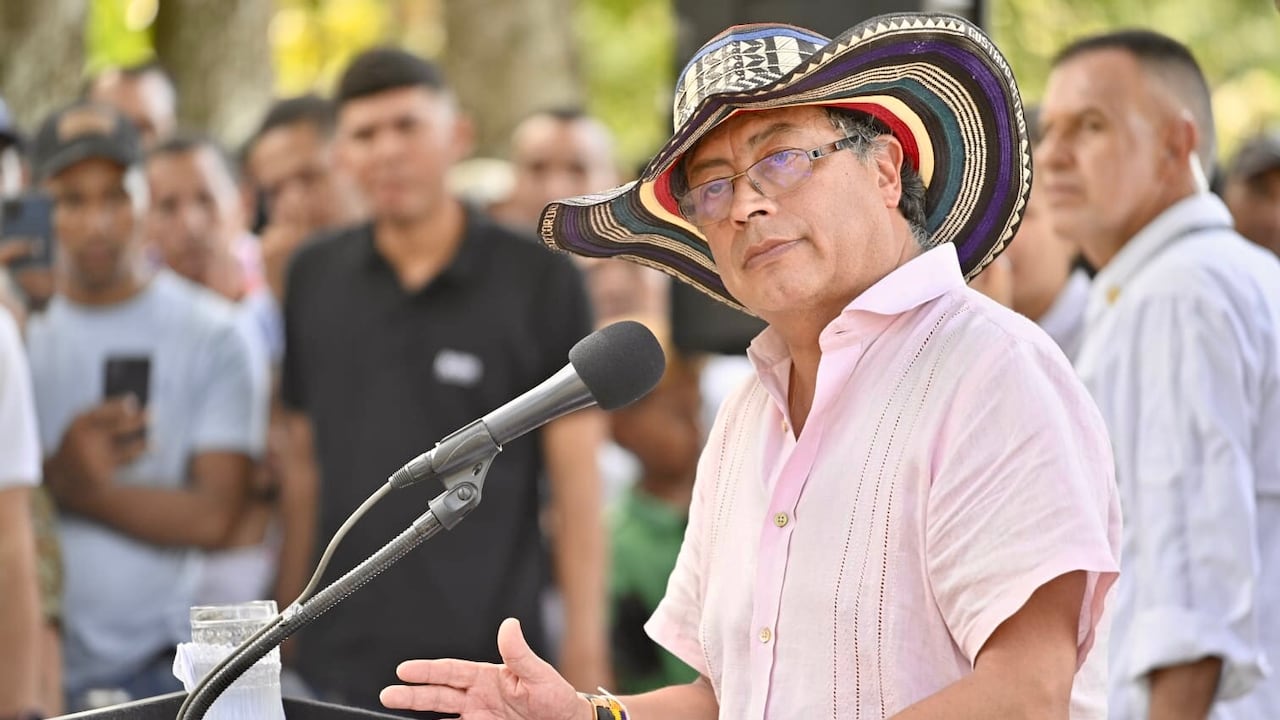 El presidente Gustavo Petro