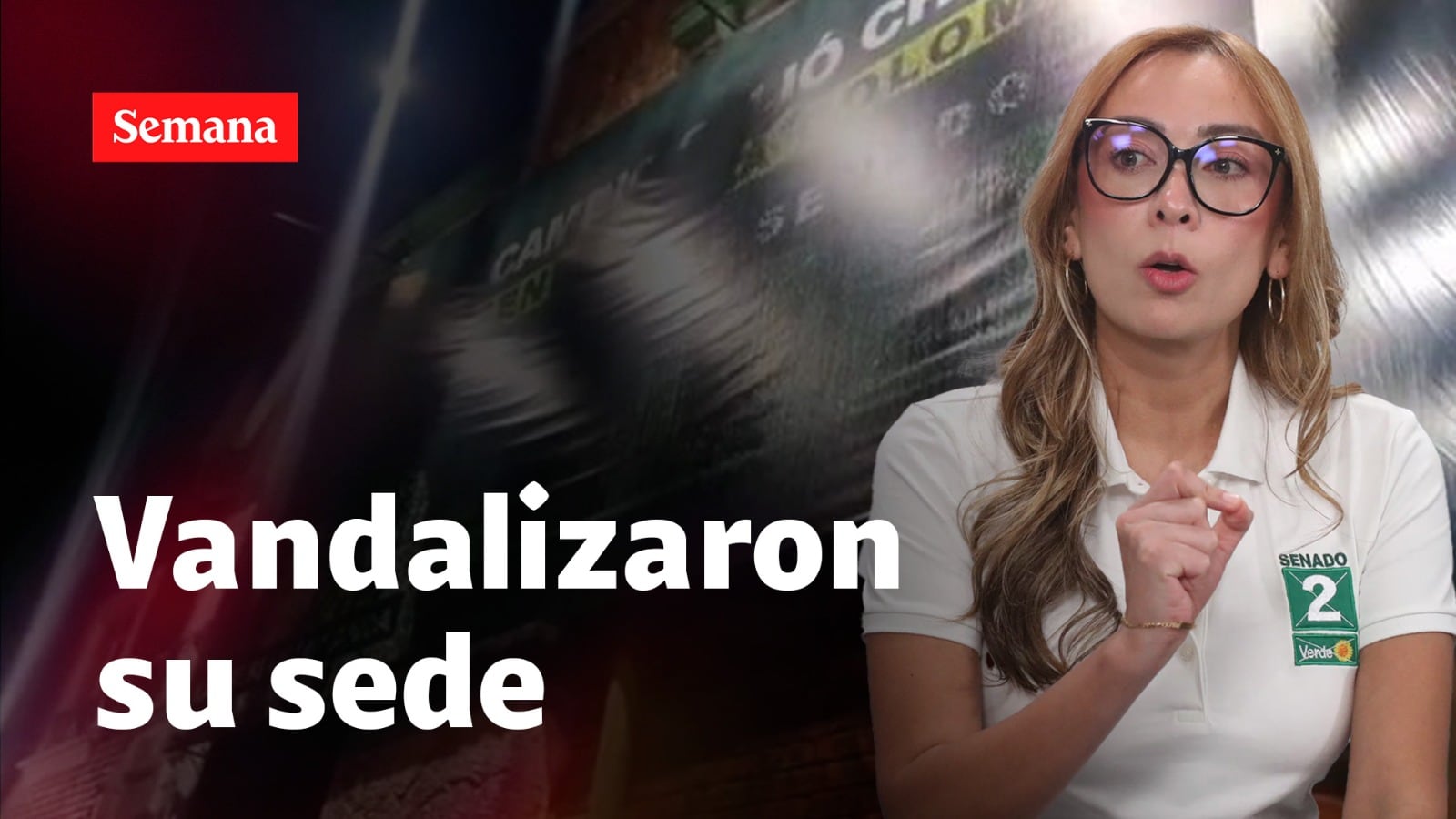 Así atacaron la sede de campaña de Katherine Miranda
