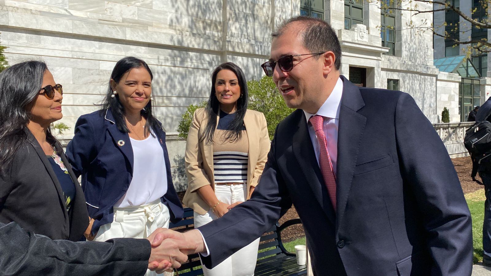 Francisco Barbosa en Harvard.