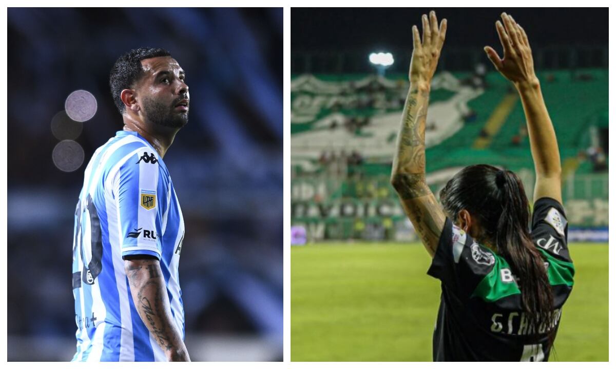 Edwin Cardona y su hermana Geraldine Cardona. Ambos, se destacan en el fútbol.