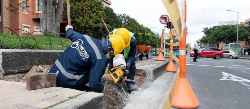 Inicia el cierre de la calzada nororiental de la calle 72, entre carreras 13 y 15, en la localidad de Chapinero, donde se construye el intercambiador vial de la primera línea del Metro de Bogotá.