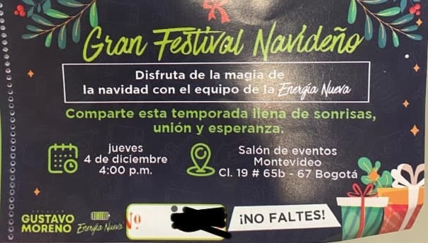 Fiesta navideña Gustavo moreno