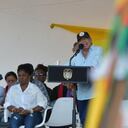 Cali: Presidente Gustavo Petro interviene en la minga indígena en Cali.