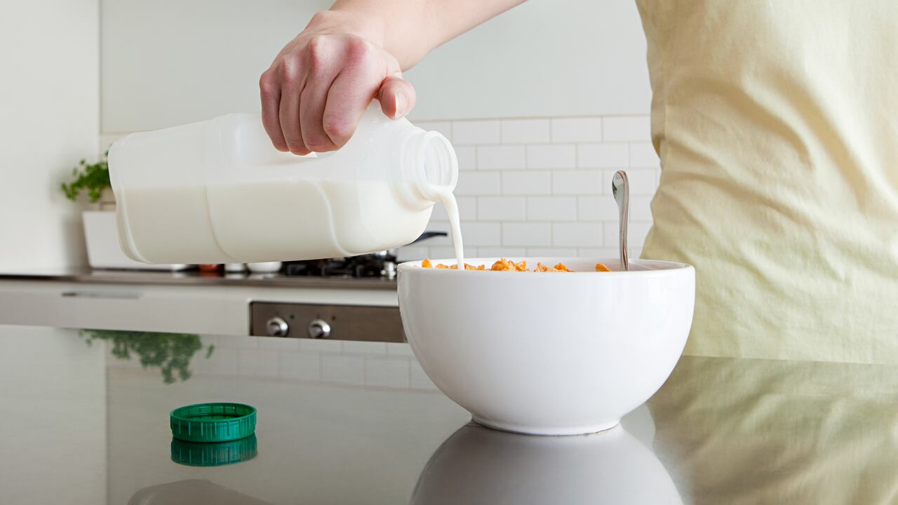 La leche está compuesta de calcio y potasio, entre otros nutrientes.