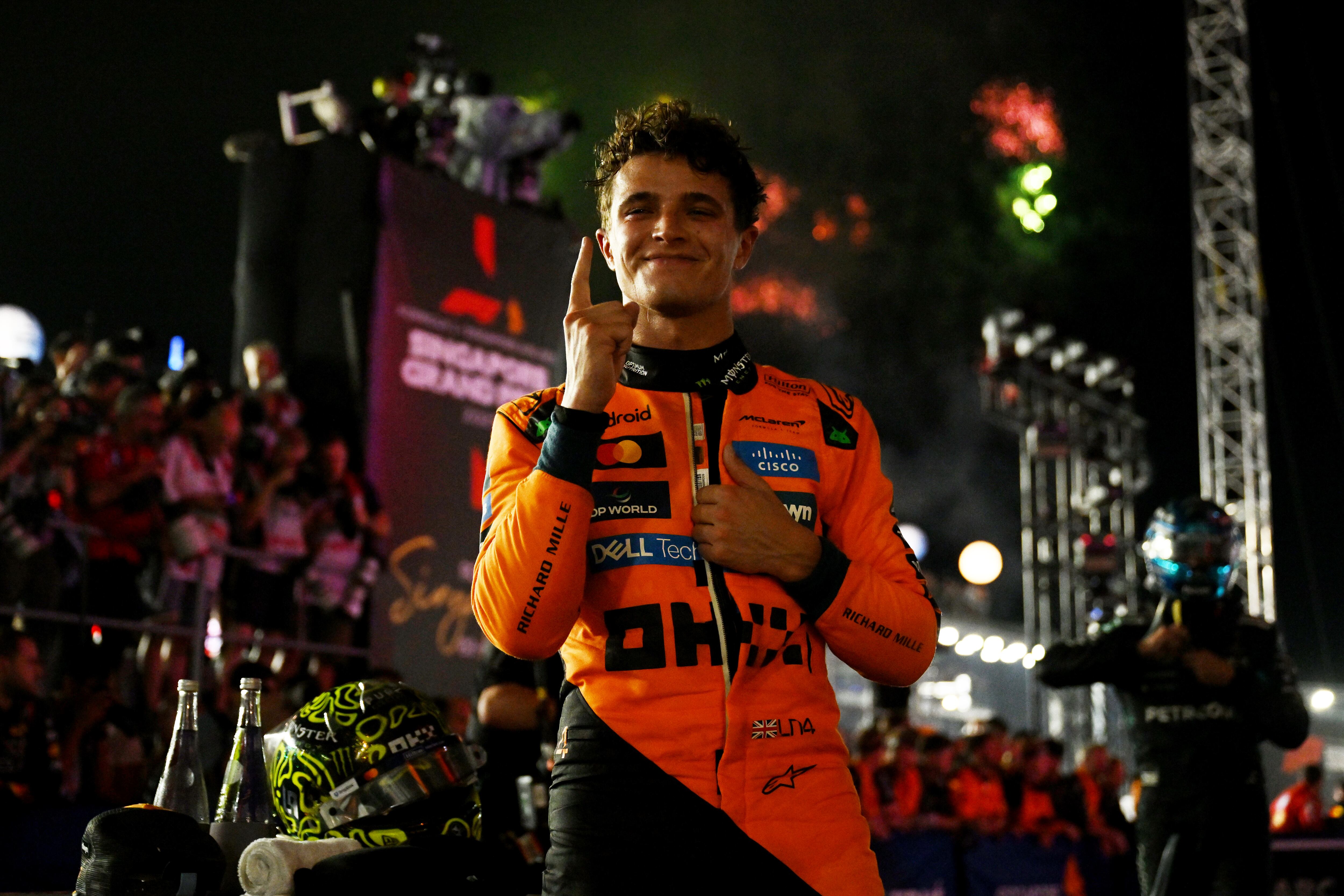 Lando Norris, figura de McLaren a lo largo de la temporada 2025.
