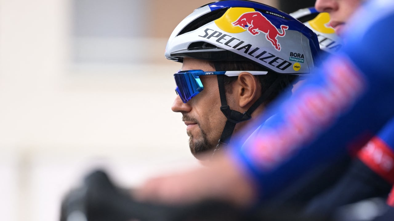 Daniel Felipe Martínez, ciclista del Bora-Hansgrohe, en la París-Niza 2026