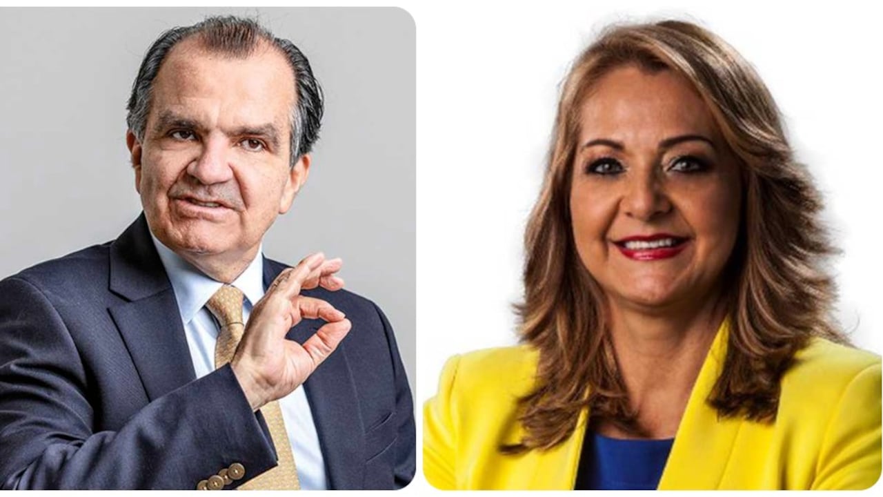 Óscar Iván Zuluaga y Aydée Lizarazo, candidata del Mira.