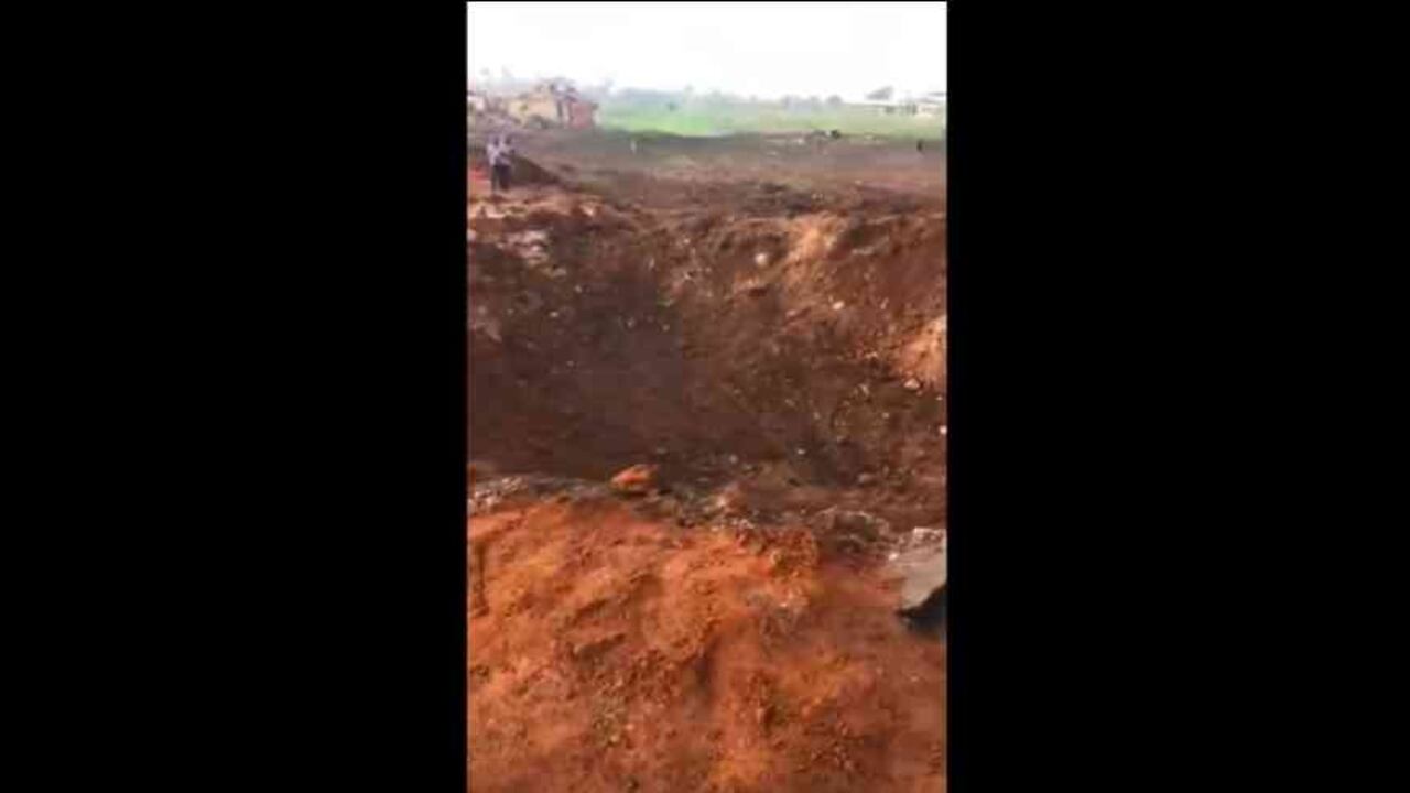 Meteorito en Nigeria/Captura de video