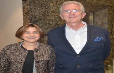 María Victoria Llorente y Juan Moreno Fergusson.