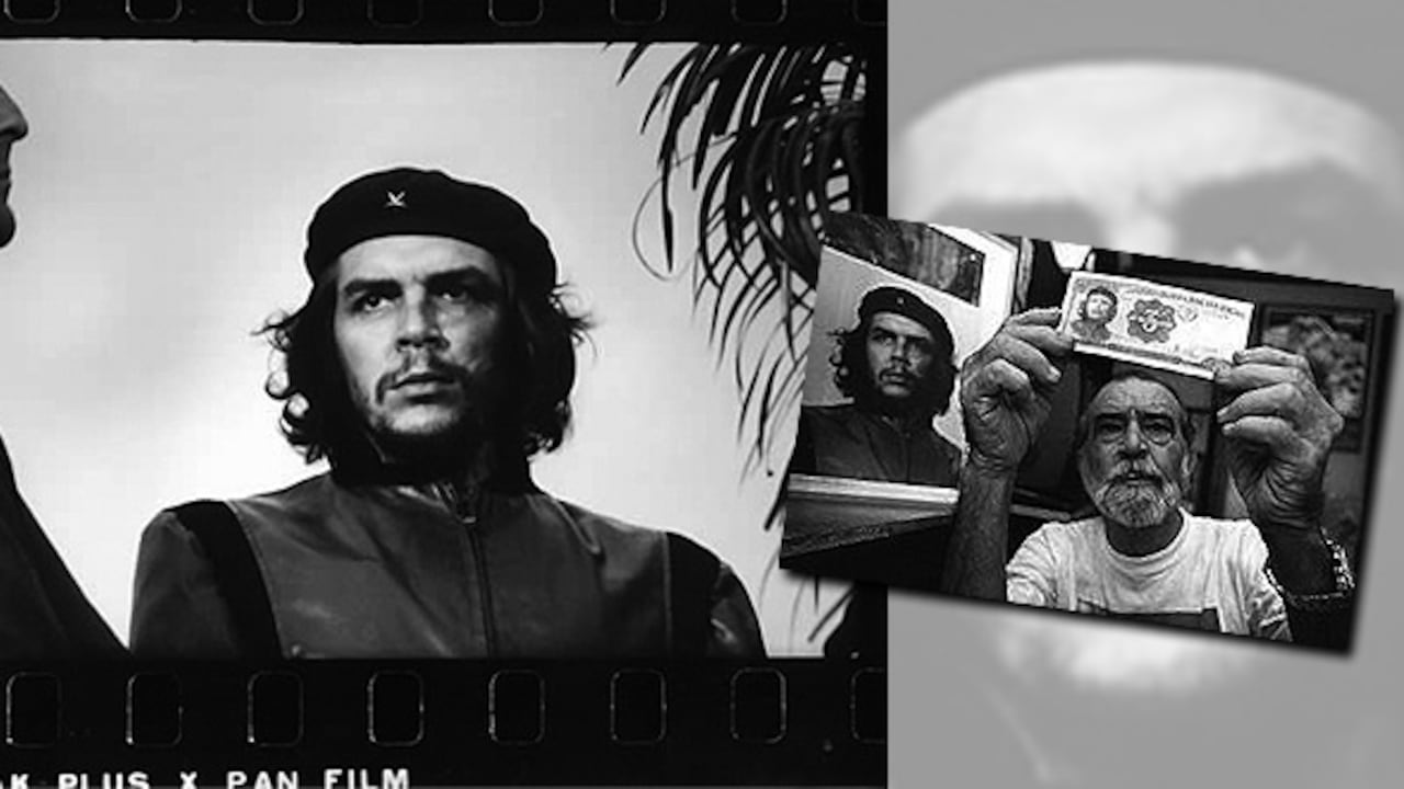 Imagen original del Che Guevara y el fotógrafo Alberto Díaz (Korda)