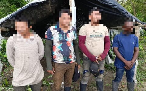 Los sujetos fueron capturados en una oeración de control fluvial, adelantada por la Armada de Colombia en Maní, Casanare.