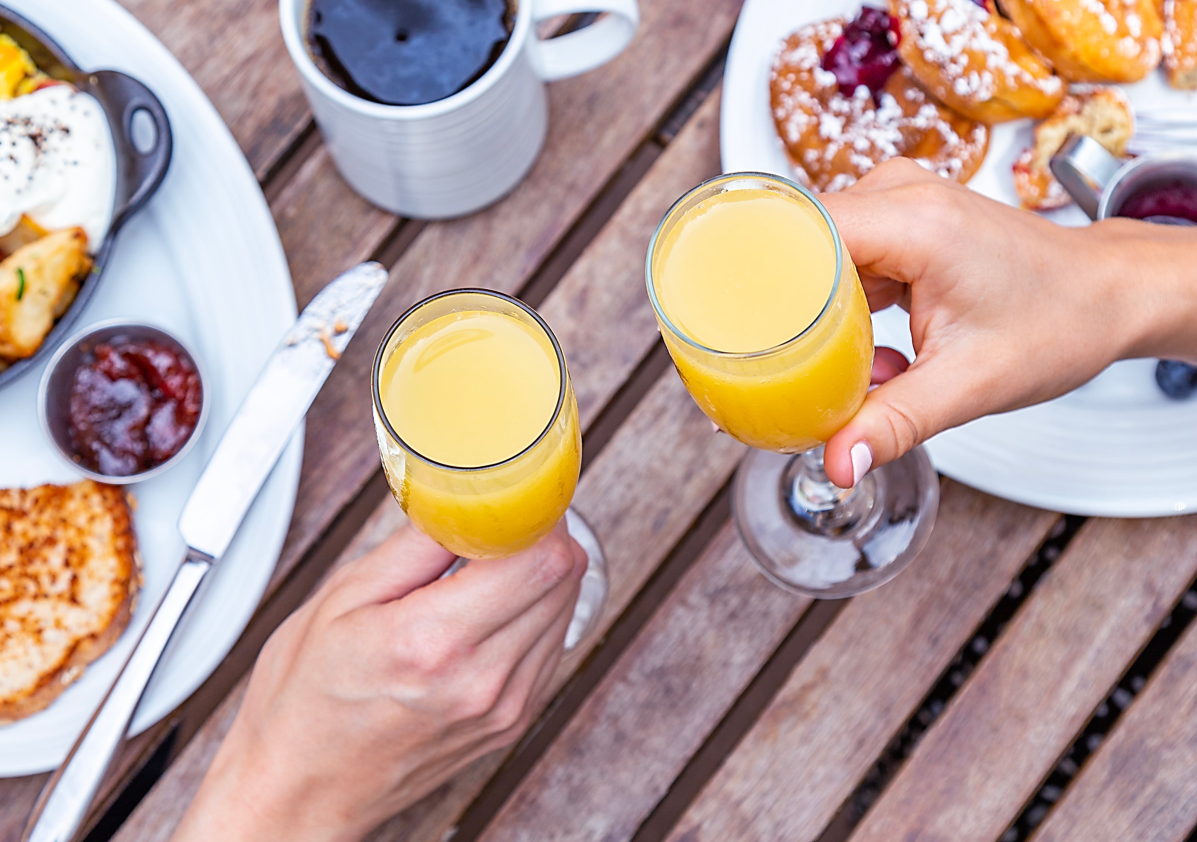 Mimosas, uno de los aperitivos más refrescantes
