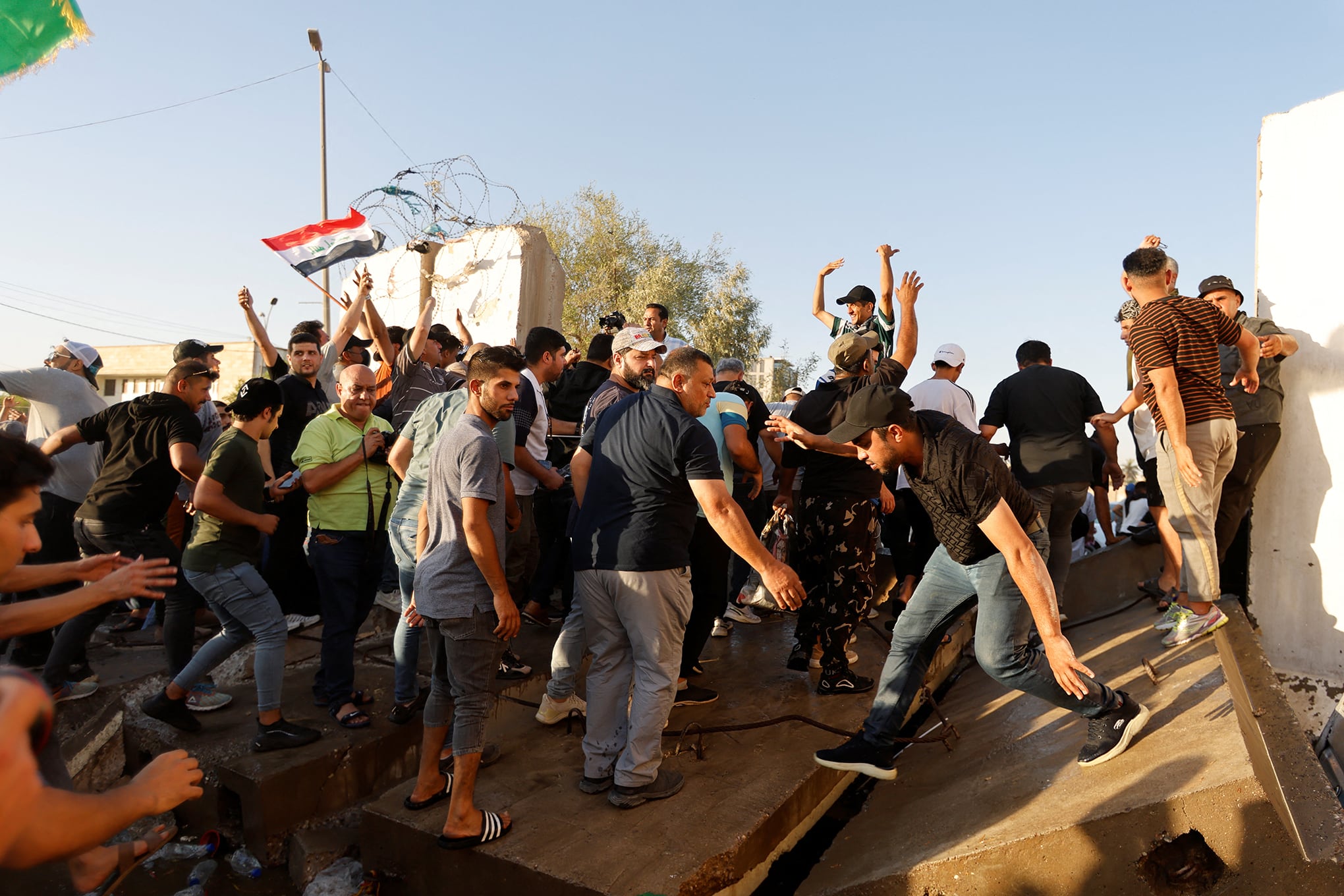 En imágenes: Protesta contra la corrupción en Bagdad