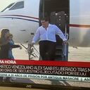 Alex Saab a su llegada a Venezuela