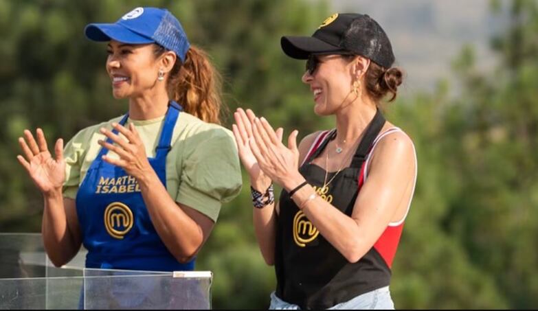 Martha Isabel Bolaños y Carolina Acevedo en 'MasterChef'