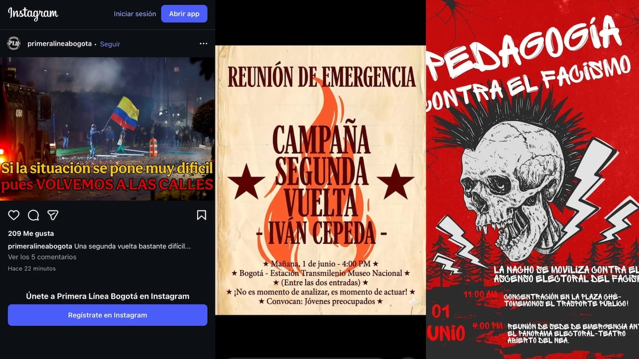 Llamado a manifestaciones en Bogotá