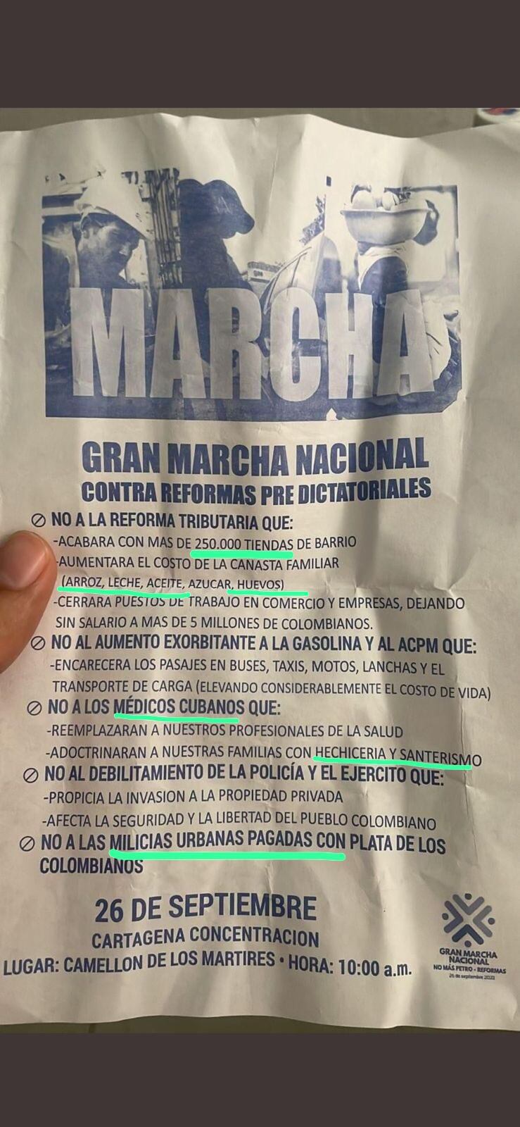 Gustavo Bolívar denuncia algunas mentiras para invitar a marchar este 26 de septiembre