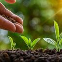 Abono para las plantas.