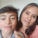 Luz Ángela y su hijo Juan Manuel