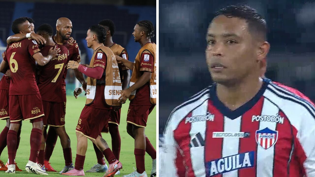 Muriel debutó con derrota en Junior. Tolima se sacó la espina.