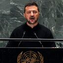 Volodimir Zelenski en la ONU