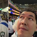 Archiball grabó su reacción al partido y las agresiones desde el segundo piso del Estadio Azteca.