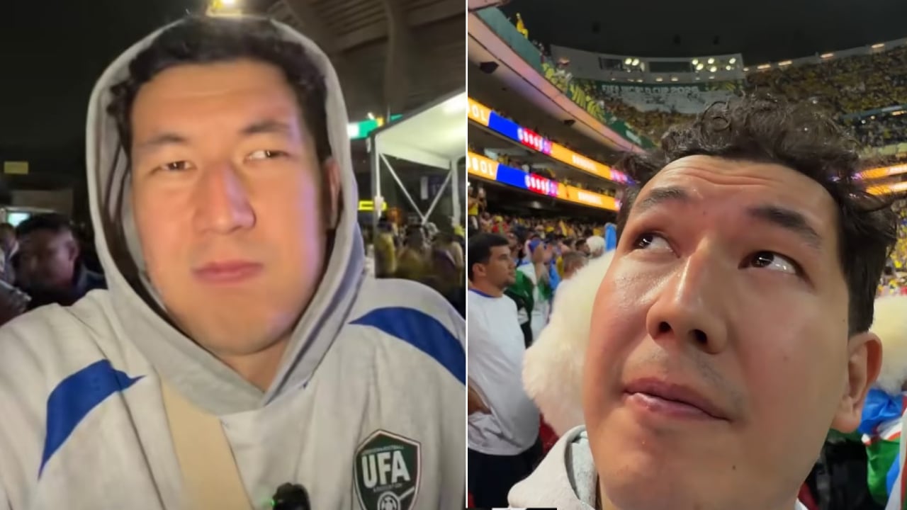Archiball grabó su reacción al partido y las agresiones desde el segundo piso del Estadio Azteca.