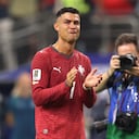 El llanto de Cristiano Ronaldo tras la eliminación de Portugal ante España.