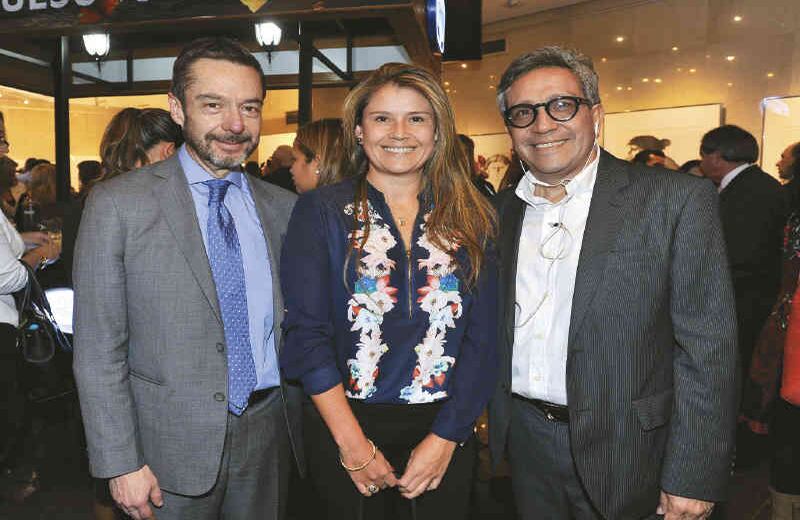 Álvaro García, Gigliola Valero y Jairo Pulgarín