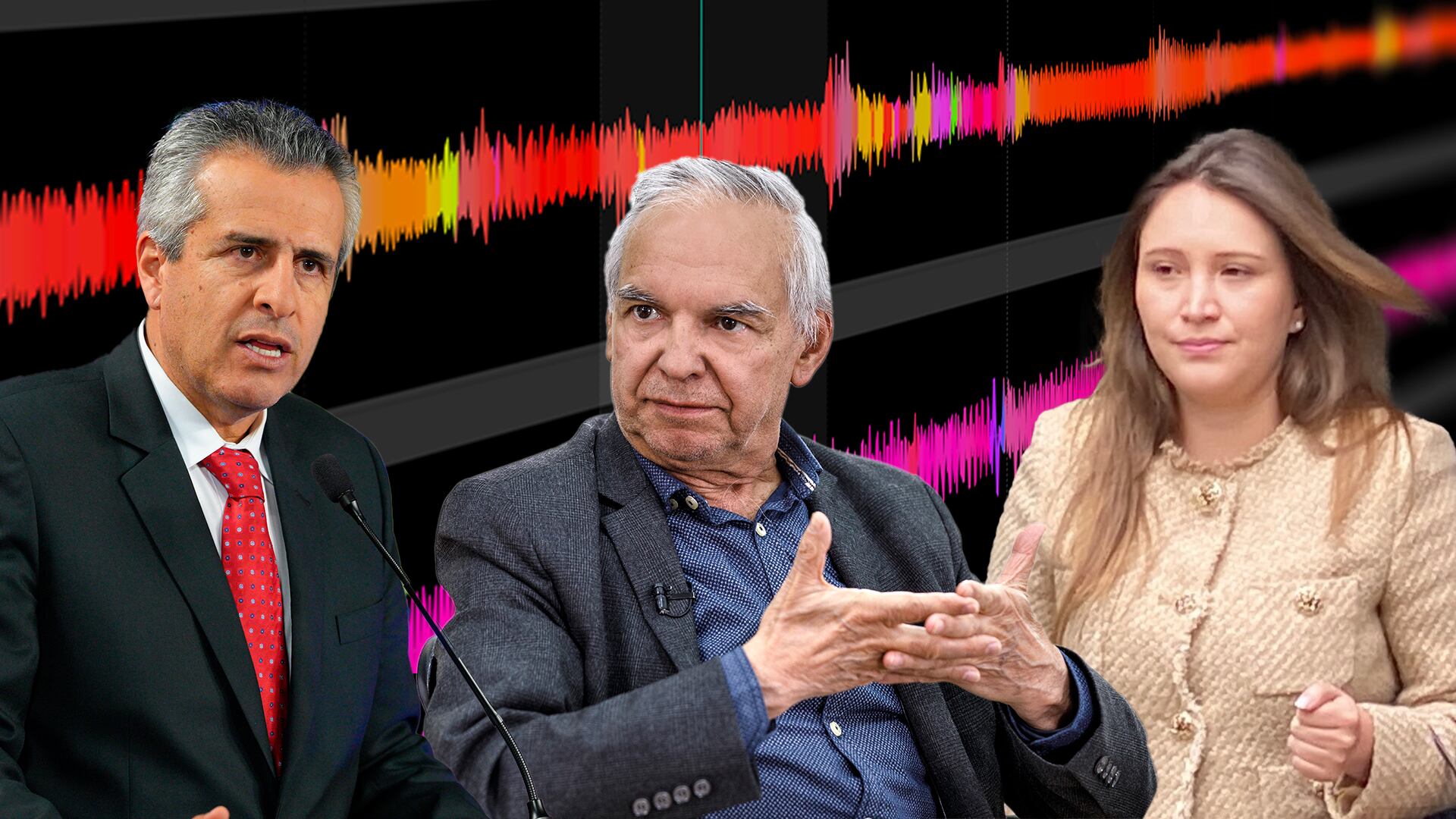María Alejandra Benavides, Ricardo Bonilla, Luis Fernando Velasco Audios