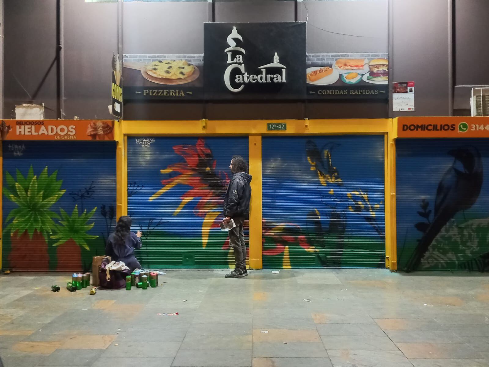 La Candelaria le apuesta al grafiti sostenible, una galería abierta.