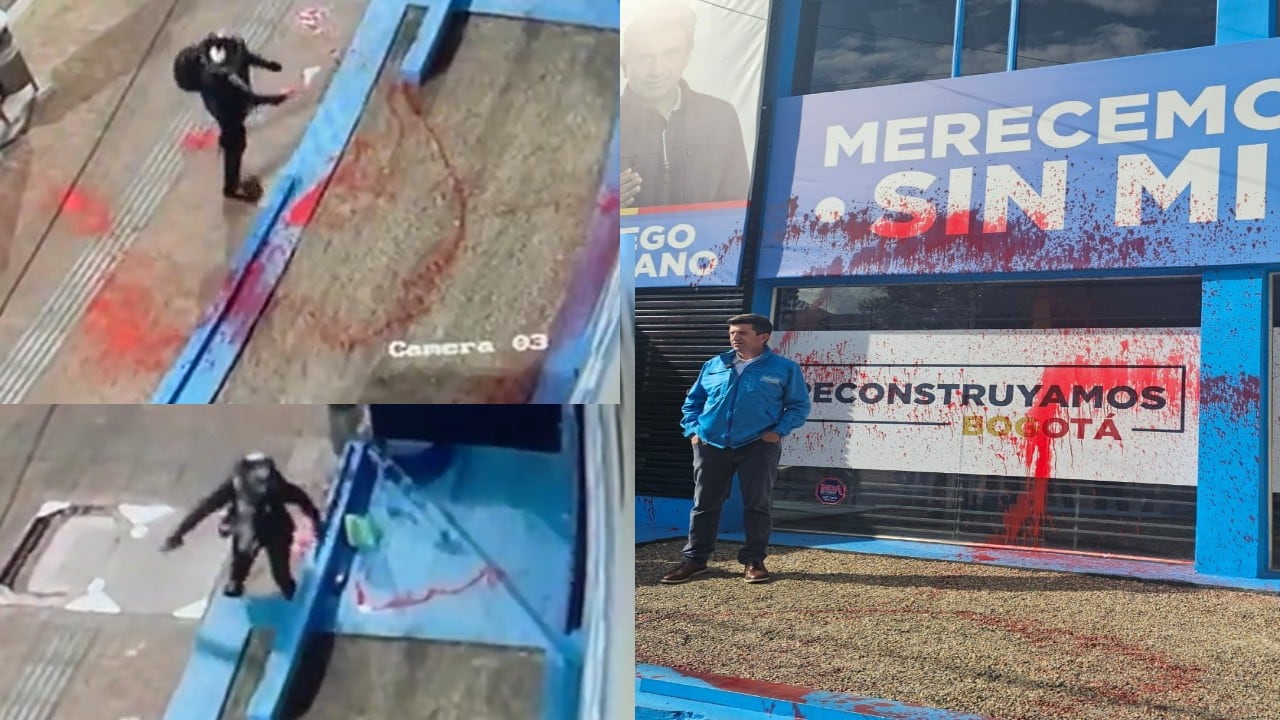 El candidato Diego Molano pidió respeto a la oposición luego de que su sede de campaña fuera vandalizada.