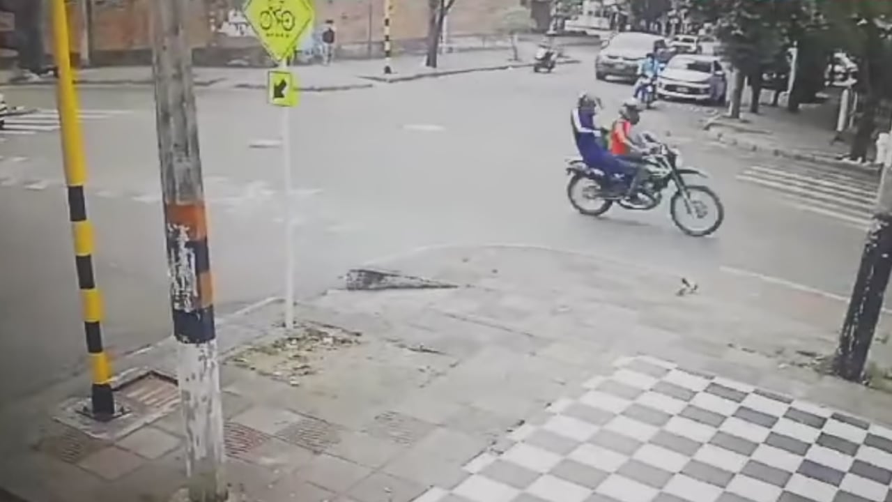 Se conoce video de los presuntos sicarios que mataron a patrullera de la Policía en Neiva.