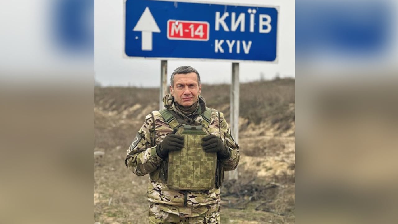 Vladimir Solovyov,, periodista ruso alienta a quemar varias capitales de Europa por apoyar a Ucrania.