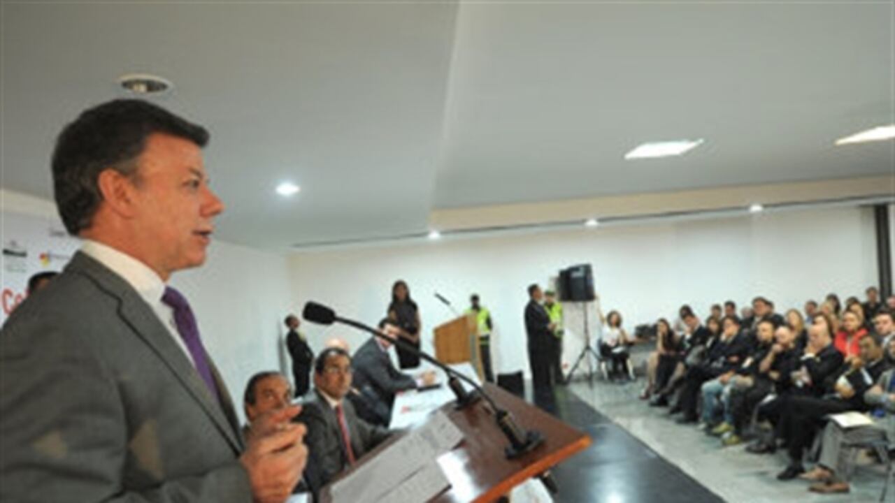 Juan Manuel Santos, presidente de Colombia.