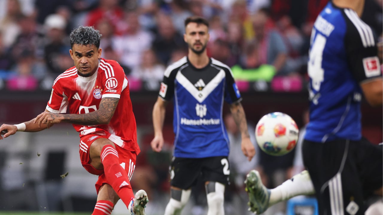 Gol de Luis Díaz al Hamburgo en Bundesliga.