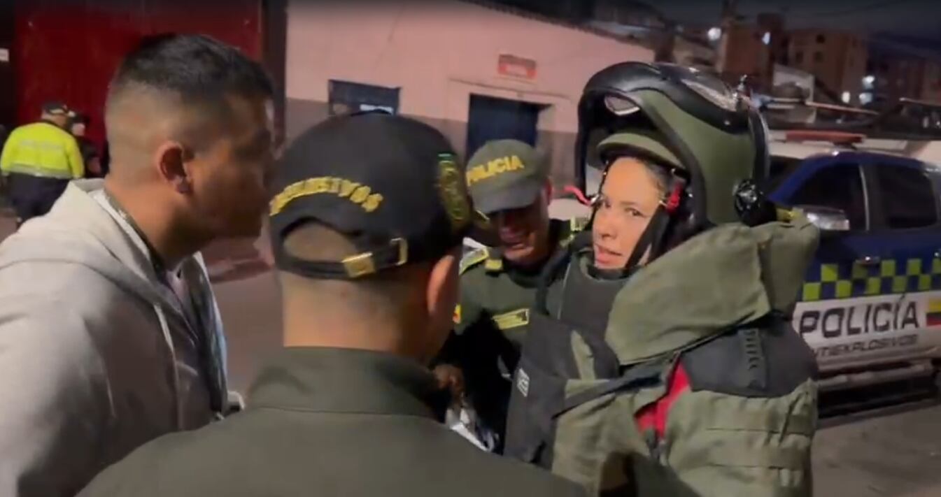 Así se detonó controladamente el explosivo. La Policía dio parte de tranquilidad.