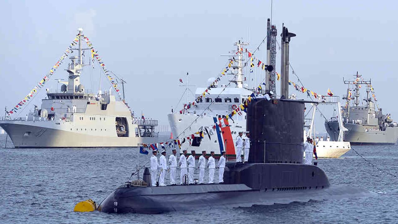 Ceremonia de la Armada Nacional de Colombia.